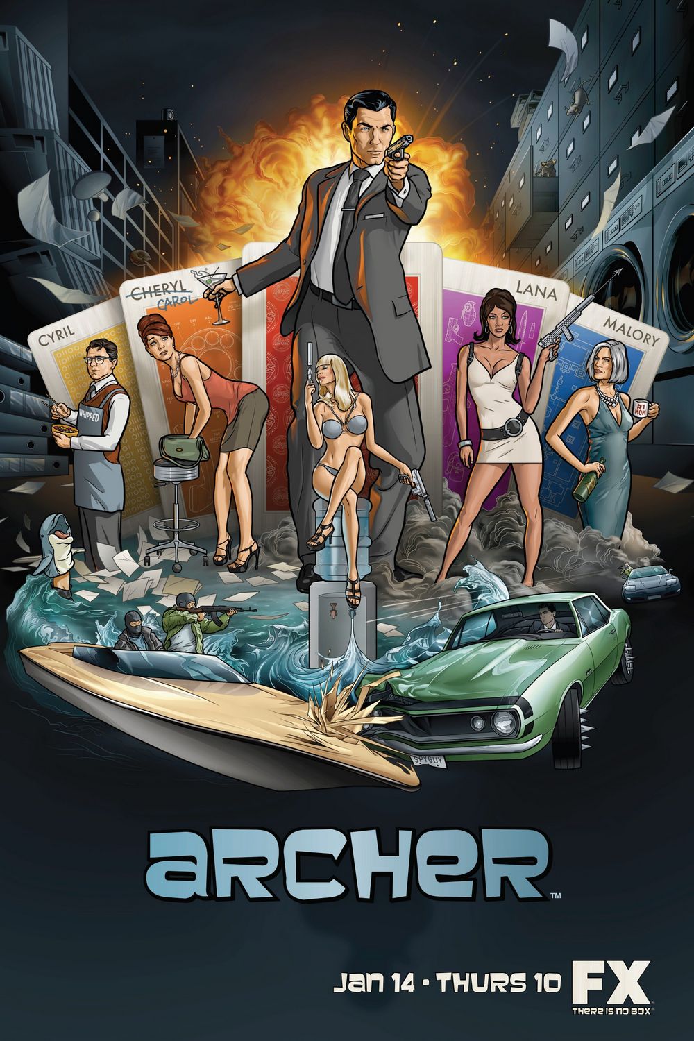 Спецагент Арчер / Archer 1-5 сезон (2009 – 2014)